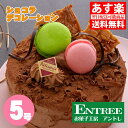 【ショコラデコレーション5号(15cm)】ショコラ 冷凍 バースデーケーキ チョコレート ホールケーキ クリスマスケーキ お取り寄せ 誕生日 ショートケーキ バ...