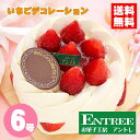 【イチゴデコレーション6号】 ショートケーキ 誕生日ケーキ お誕生日ケーキ バースデー ケーキ ホールケーキ イチゴケーキ デコレーション いちご フルーツ 大人 子供 ギフト プレゼント 記念日 子供の日 母の日 卒業 入学 ゴールデンウイーク バースデーケーキ