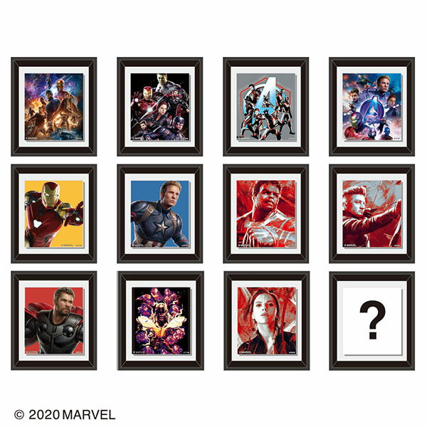 MARVEL COLLECTION フレームマグネット エンドゲーム A 12種コンプリートセット マーベル マグネット 磁石 コレクション