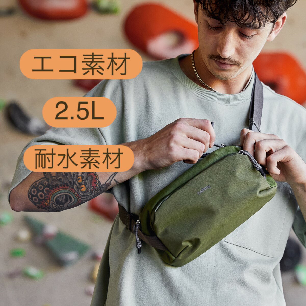 【BLACKFRIDAYクーポン】 【正規日本代理店】Bellroy ベルロイ Venture Ready Sling 2.5L【3色 Broze NightS...