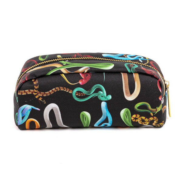 【正規輸入品】 ポーチ SELETTI セレッティ TOILETPAPER トイレットペーパー PUケース(L) SNAKES トラベル 旅行 ケース グラフィック ..