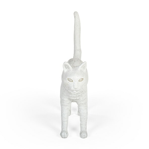 【正規輸入品】 照明 JOBBYザキャット WHITE SELETTI セレッティ 猫 キャット 充電可能 USB コードレス 照明器具 ライト ランプ ライティング インテリア アート ハイデザイン ユーモア ユーモ…