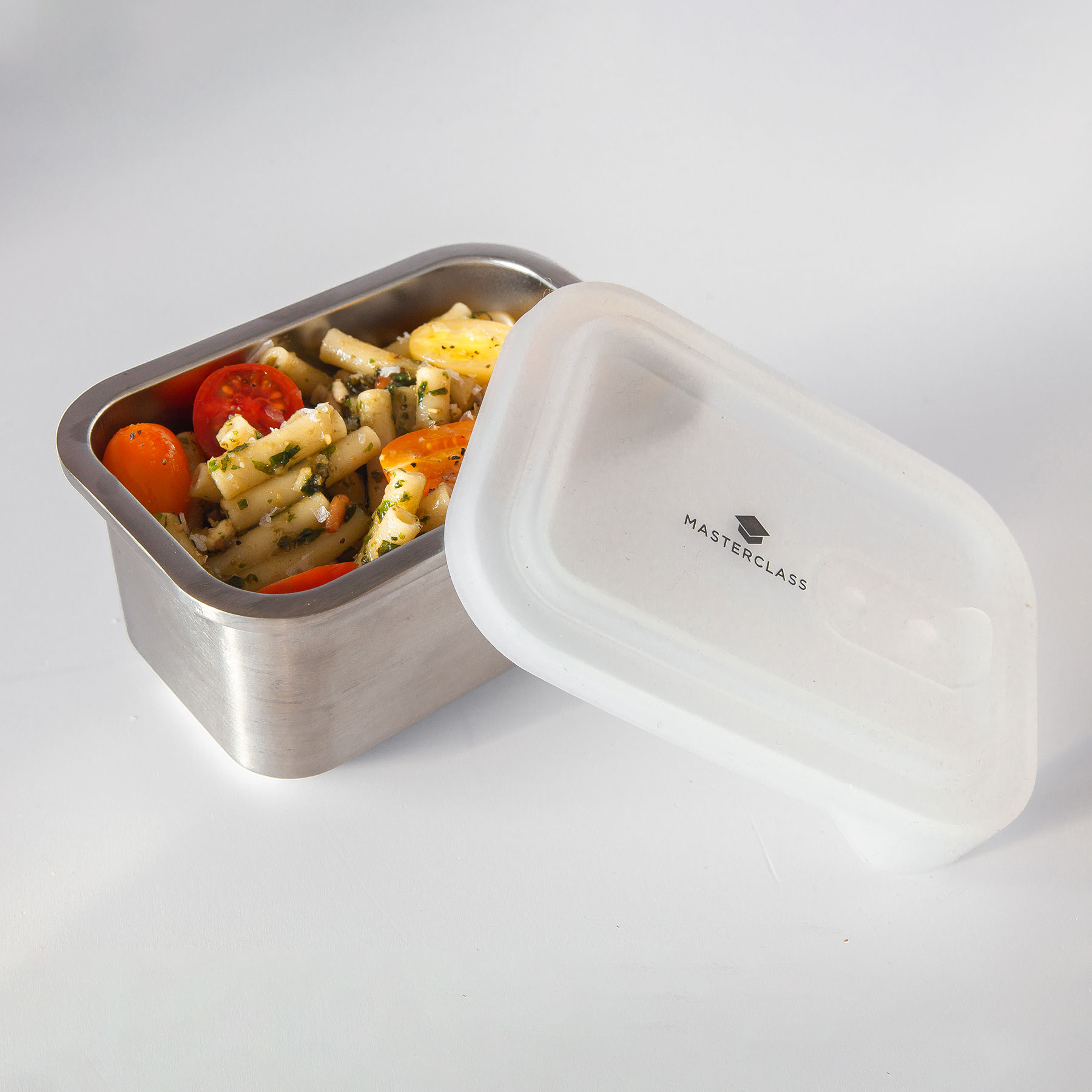 マスタークラス ステンレスフードストレージ 750ml シルバー ストレージ 冷凍 冷蔵 電子レンジ可能 ステンレス フードコンテナ