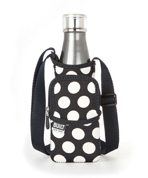 【BLACKFRIDAYクーポン】 BUILTE ビルト ボトルスリング ビックドットブラック&ホワイト アウトドア キャンプ ピクニック 運動会 旅行 トラベ...