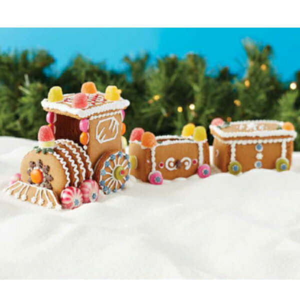 セール品 Create A Treat ジンジャーブレッドトレインキット プレゼント ギフト スタイリッシュ おしゃれ 製菓 お菓子の家 クリスマス 汽車 手作りキット クッキーのおすすめ わたしと 暮らし