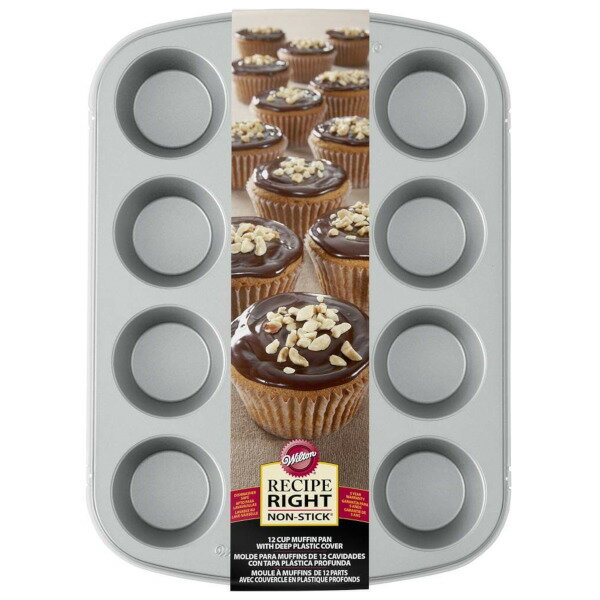 Wilton ウィルトン カバーマフィン型 12個セット | RR COVERED MUFFIN PAN カップケーキ マフィン デコレーション ケーキ型 型 誕生日 製菓 食品 製菓材料 キッチン バレンタイン 焼き型