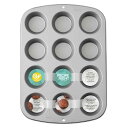 Wilton ウィルトン ミニマフィン型 12個 RR 12 CUP MINI MUFFIN PAN カップケーキ ケーキデコレーション ケーキ型 型 誕生日 製菓 食品 製菓材料 マフィンパン バレンタイン 焼き型