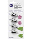 Wilton(ウィルトン) / チップ 口金セット ブロッサム 4-PIECE FLOWER ICING TIP SET 製菓 プレゼント ギフト スタイリッシュ おしゃれ