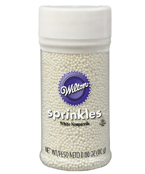 Wilton ウィルトン ホワイトノンパレイユスプリンクル SPRIN WHITE NONPAREILS | 製菓 バレンタイン 誕生日 砂糖 菓子 シュガー プレゼント ギフト スタイリッシュ おしゃれ