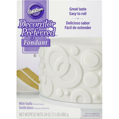 Wilton ウィルトン ロールフォンダン ホワイト24オンス Fondant ケーキ ケーキデコレーション 製菓材料 製菓 誕生日