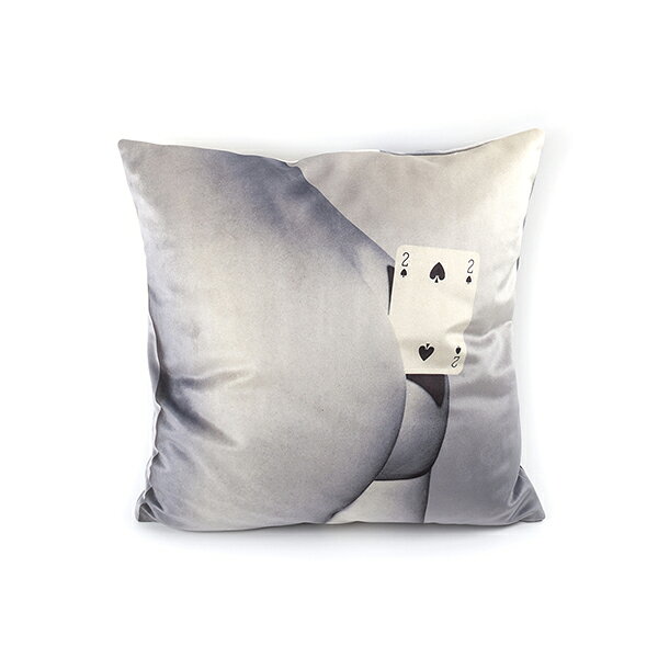 【正規輸入品】 TOILETPAPER トイレットペーパー クッション 50x50 SPADE SELETTI ...