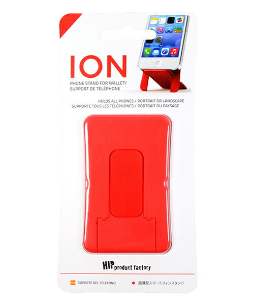 【BLACKFRIDAYクーポン】 Hip product Factory(ヒッププロダクトファクトリー) ion イオン フォンスタンド レッド プレゼント ...