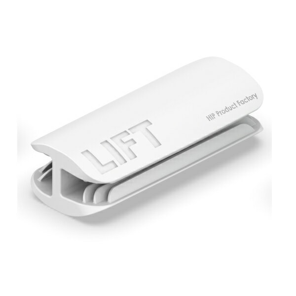 【SALEクーポン対象】 Hip ヒッププロダクト LIFT セカンドスクリーンホルダー＆コードホルダー ホワイト H-LWH