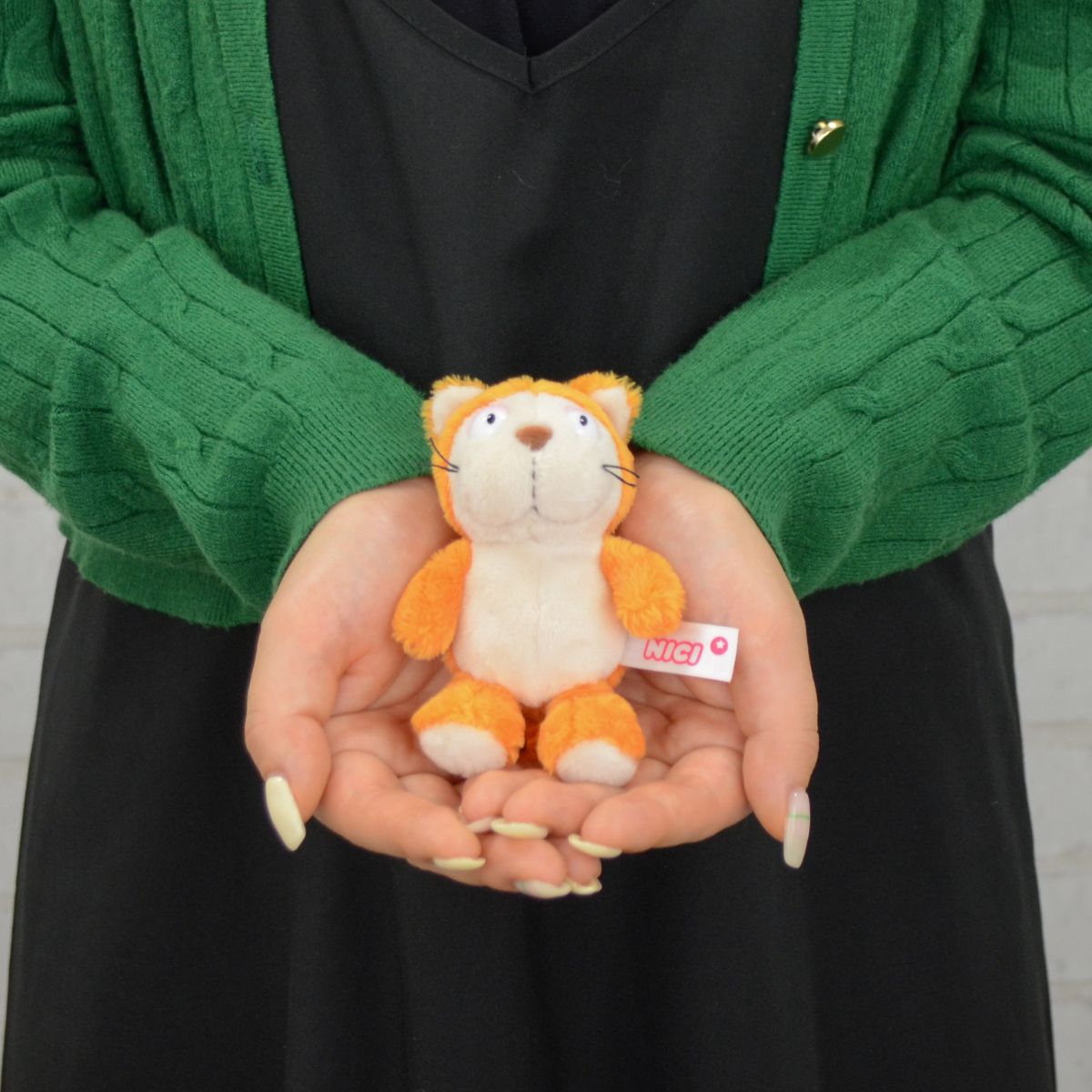 【日本正規代理店】NICI(ニキ) キーホルダー コミックキャット オレンジ 2024 10cm (kh01d)Revival 250..