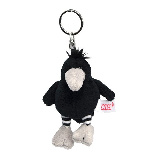 【日本正規代理店】NICI(ニキ) キーホルダー カラス 鳥 シルビオ 10cm ギフト プレゼント 動物 アニマル 烏 (kh01d)のサムネイル