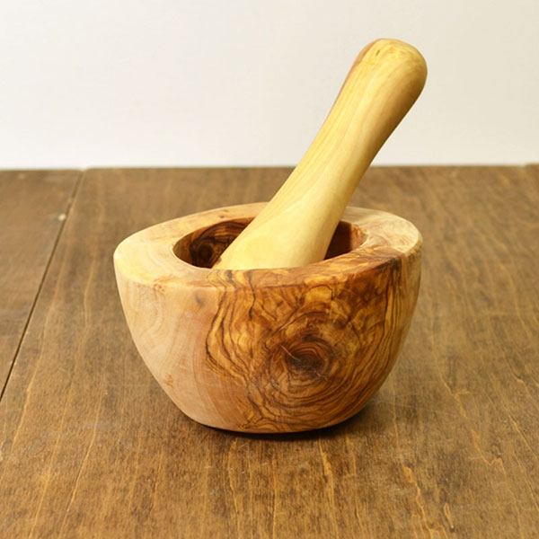 オリーブウッド すり鉢 Φ14cm olive アウトドア OUTDOOR 食器 オリーブの木 キッチンツール wood