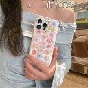 iPhone16 ケース iPhone16pro iPhone16promax iPhone13 iPhone13pro iPhone13promax iPhone14 ケース iPhone14pro iPhone14promax iPhone15 ケース iPhone15pro iPhone15promax 「花の妖精が舞う透明庭園」クリアケース