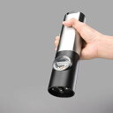 電動ペッパーグラインダーミル (2個パック) USB充電式 塩コショウグラインダー セラミックグラインドとLEDライト付き 粗さ調整可能 ステンレススチール