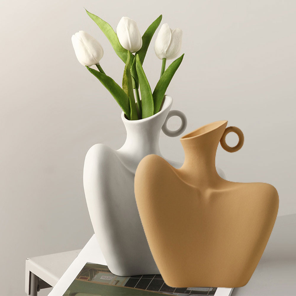 人体を模した花瓶　花瓶　芸術性の高い花瓶　関 客間の装飾品　ホテルや喫茶店 飲食店装飾品として非常に適しています