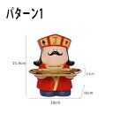 卓上置物かわいい収納像 クリエイティブな収納彫刻装飾 収納トレイ付き置物 モダンな家の装飾樹脂像 デスクトップキャンディー/キー/ジュエリー収納用 ディスプレイ収納