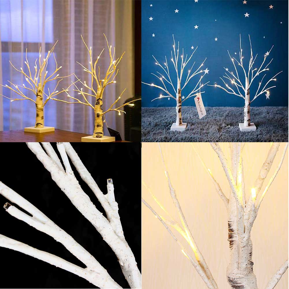 翌日出荷 シラカバ ツリー LED イルミネーション ブランチツリー ライト 60cm クリスマス  ...