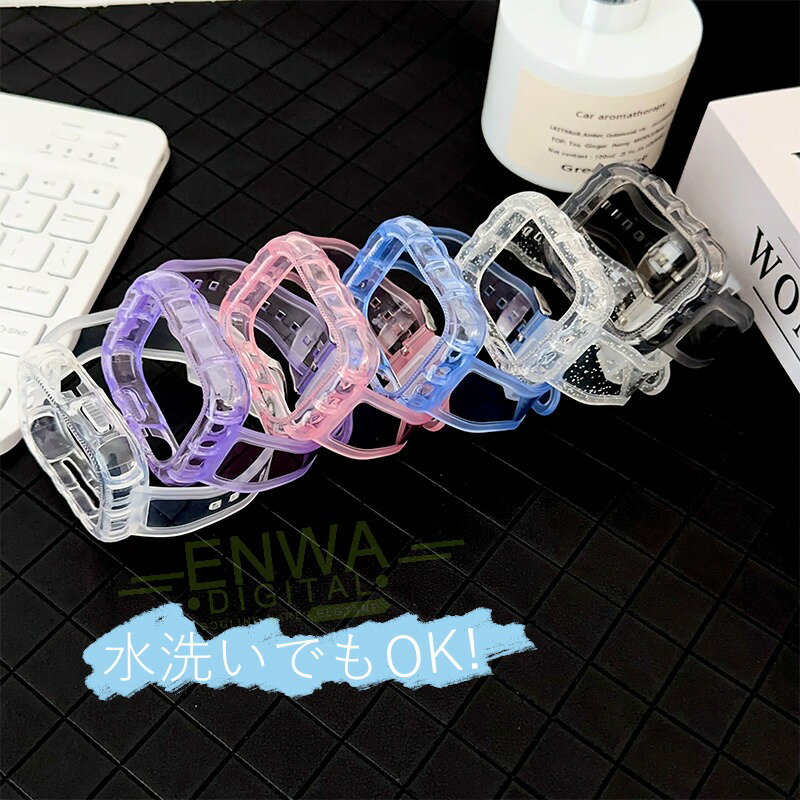 【Apple Watch Series 11 バンド ベルト新発売】一体型 軽量 耐久性 通気性 調節可能 Apple Watch 交換バンド 透明 アップルウォッチ Series 11 10 交換バンド TPU クリア Apple Watch Series 11 10 交換ベルト 透明維持 42mm/46mm対応 女 男 おしゃれ 高品質