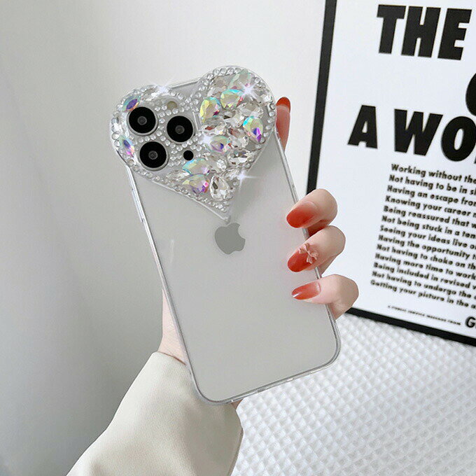 スマホケース 韓国 iPhone16 ケース iphone16pro iphone15 iphone15pro iphone14 ケース 韓国 iphone14pro iPhone16 iphone13 iphone12 12pro mini iphone11 ケース iphone se pro plus promax xs xr iphone ケース 韓国 かわいい ラインストーン ハート クリア ソフト