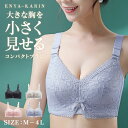 限定特価&最大20%OFFクーポン! ブラック再入荷! 【楽天ランキング1位獲得】大きな胸を 小さく見せるブラ コンパクトブラ2 フラットシェイプ はみ肉スッキ...