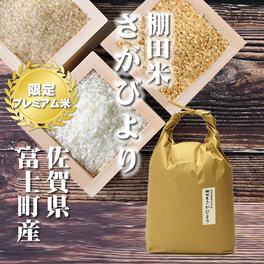 米 令和5年産 棚田米 さがびより 5kg佐賀県富士町産 玄米、胚芽米、分づき米、白米。分つき米は健康米。高級な特Aの1等米 サガビヨリ5キロ（5キロ毎に分づき承ります）出荷日精米  お祝い 父の日 プレゼント ギフト