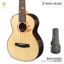 Enya EUC-S1 EQ コンサート ウクレレ 全単板 エレキ A1Uピックアップ付き スプルーストップ ローズウッドバックとサイド 高光沢 フルオロカーボ...