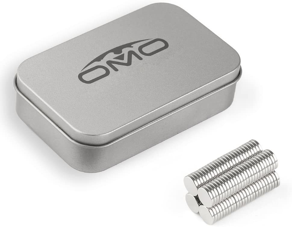 ネオジムマグネット ネオジウム磁石 N50 円形 丸型 10x1.5mm ニッケルメッキ 専用ケース付き 科学実験 生活収納 オフィス汎用(100個)送料無料