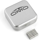 ネオジウム磁石 ネオジムマグネット N35 円柱型 丸型 3x10mm ニッケルメッキ 専用ケース付き 科学実験 生活収納 オフィス汎用(20個セット)送料無料