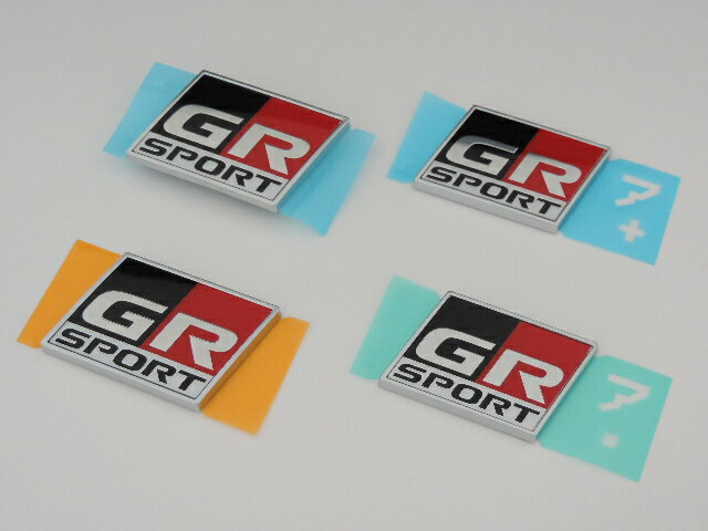 TOYOTA トヨタ純正AQUA アクアGRスポーツ用エンブレム 4点セット他のグレードに流用可能NHP10 H23.12～フロントリア サイド左右【国内正規純正部品】