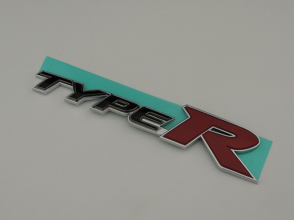 HONDA ホンダ純正TYPE-R タイプR 用バックドアエンブレム約148mm×31mmシビック CIVIC FD2流用 レッド 赤 ブラック 黒