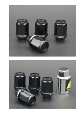 INTER MILANO超々ジュラルミンレーシングナット 12本 &ロックナット 4本ブラック M12×1.5 35mm合計 16本セットトヨタ ミツビシ ホンダマツダ ダイハツインターミラノ