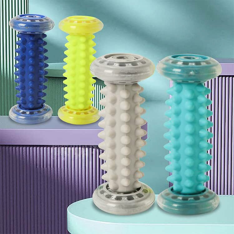 マッサージ 足裏マッサージ器 マッサージローラー マッサージ器 足ツボ ヨガ 足裏 フットローラー ツボ 足ツボ マッサージ コンパクト 持ち運び便利 ふくらはぎ ツボマッサージ リラックス 母の日 父の日 敬老の日 オフィス 旅行 自宅 eo-aroma-10014860 イーオーアロマ サンプル画像3