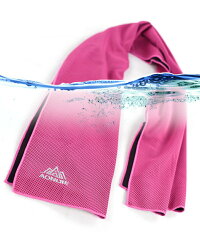 冷感スポーツタオルひんやりタオル軽量/速乾/吸水水さえあれば簡単ひんやりアウトドア/スポーツ/ヨガ/登山/旅行熱中症対策にも