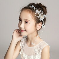 ヘアアクセサリー ピアノ 発表会 子供 レディース 髪飾り ヘッドドレス ヘアクリップ セット 女の子 キッズ 花 リボン フォーマル ホワイト パール ティアラ カチューシャ 結婚式 ブライダル ウエディング 写真撮影 (HC42)