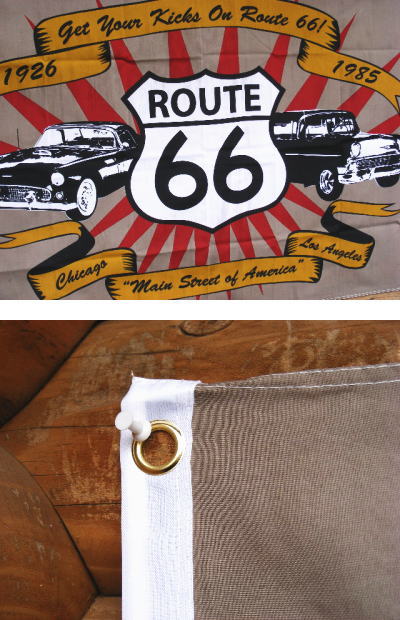 フラッグ 旗 壁 飾り インテリア タペストリー ルート66 レジェンドフラッグ (ガレージング ディスプレー スポーツ観戦 応援 サポーター 男前 インテリア おしゃれ アメリカン 雑貨)通販セール サッカー 用品 セール