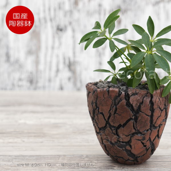 植木鉢おしゃれ陶器鉢3号相当小型室...