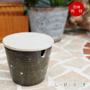 おしゃれ シュガーポット 砂糖入れ 陶器 ドット黒 信楽焼 焼物 丸十製陶 日本製 キッチン 小物 食器 古民家 カフェ 茶器 和風