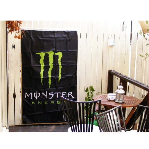フラッグ 旗 壁 飾り インテリア タペストリー モンスターエナジー フラッグ MONSTER ENERGY (バー&パブグッズ ガレージング ディスプレー スポーツ観戦 応援 サポーター)ネット通販 サッカー 用品 セール
