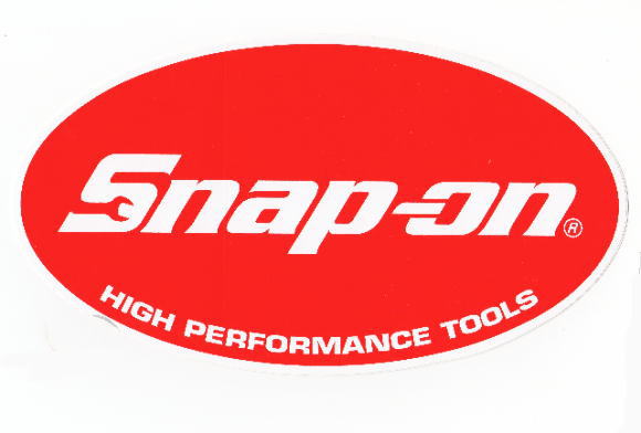 ステッカー デカール スナップオン　赤ロゴ snap-on snapon　ツールボックス＆ガレージに　世界屈指の工具メーカー　プロメカニック＆整備士さん御用達ツール