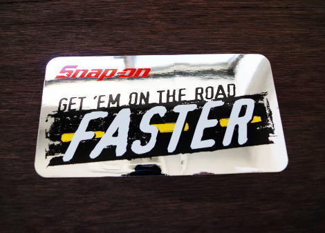 ステッカー(デカール) スナップオン snap-on snapon 人気のモーター系シール FASTER