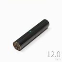 【本日エントリーで抽選最大100%Pバック!】印鑑 はんこ プレミアム チタン 極 ブラック ケース無し 判子 実印 銀行印 認印 12.0mm丸 ラインストー...