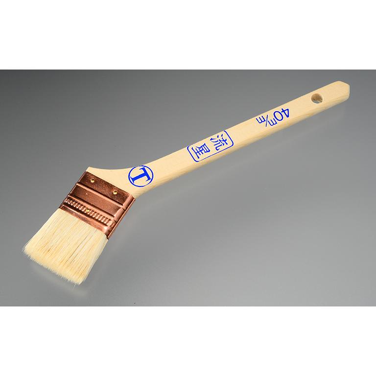 【スーパーSALE限定クーポン配布中】 流星 筋違 白 40ミリ　刷毛 ハケ はけ 塗装ブラシ ペンキ　作業 DIY