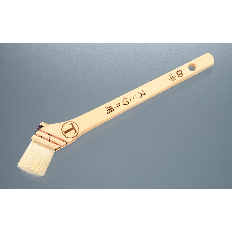 隅切 筋違 白 8号　刷毛 ハケ はけ 塗装ブラシ ペンキ　作業 DIYのサムネイル