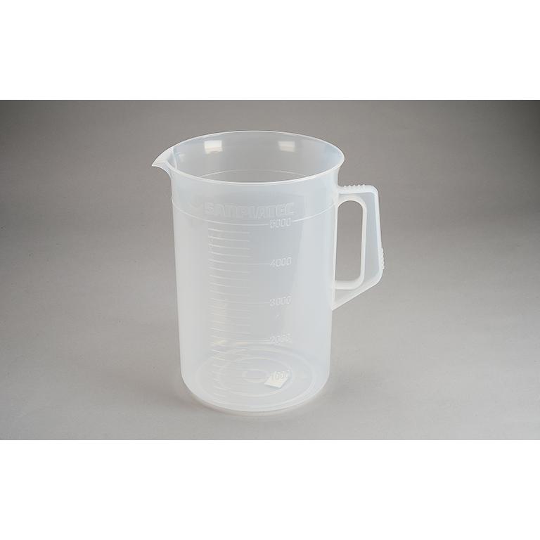 PPビーカー(取っ手付) 5L 作業 DIY