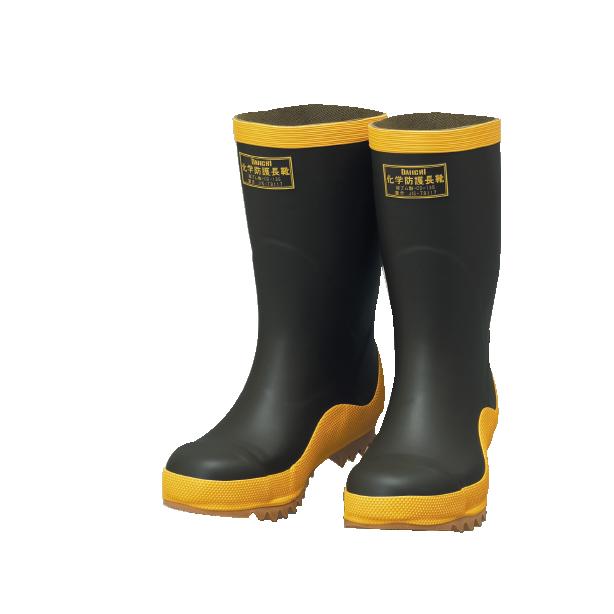 化学防護長靴 ケミテックブーツ 27 0CM 作業 DIY