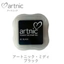 アートニック・ミディ ブラック ツキネコ 顔料インク anm-82 年賀状 クリスマスカード 手作り 親子工作 ハンドメイド 自由研究 キット